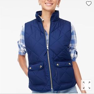 J crew quilted vest